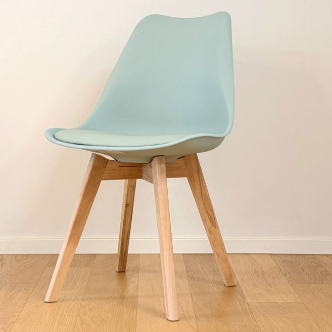 일상도구 인테리어 에펠 카페 식탁 의자, 라이트 그린, 1개