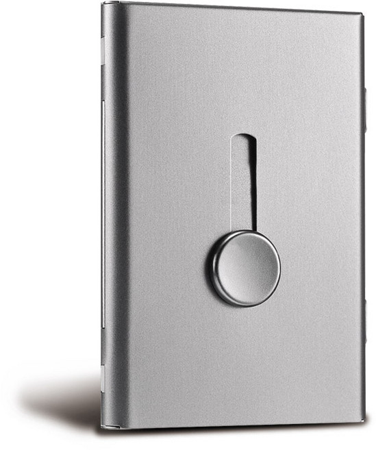 마켓플랜 심플 메탈 명함 케이스, 실버, 1개