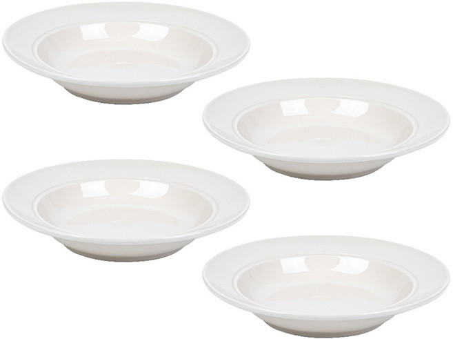 라세라미끄 르파레트 세라믹 파스타볼 4p 세트, 이사벨 화이트, 1세트