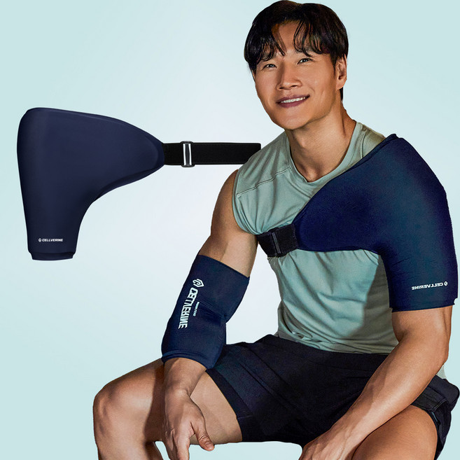 셀버린 크라이오써모 젤 어깨밴드, 네이비, 1개