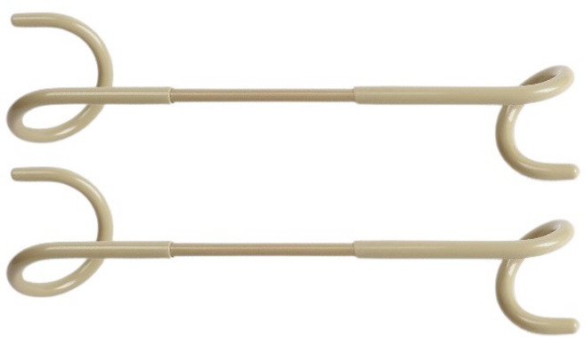 센야 캠핑 랜턴 걸이 다용도 S 후크, 베이지, 2개, 1단