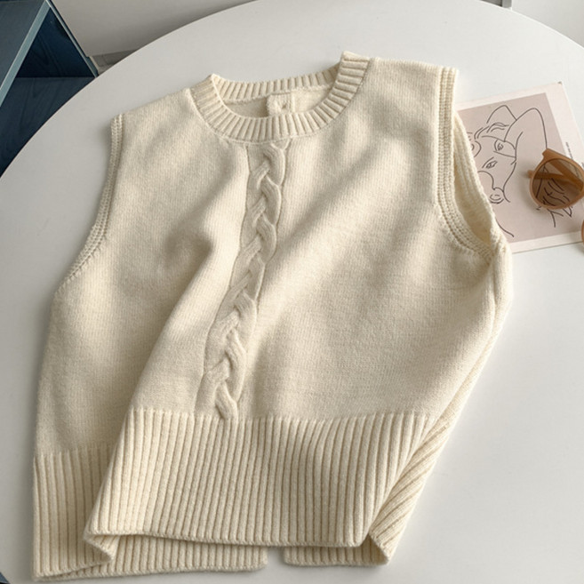 Sonio 女款後鈕扣設計針織背心