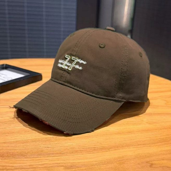 더플로우커머스 77 레터링 포인트 데일리 빅사이즈 볼캡