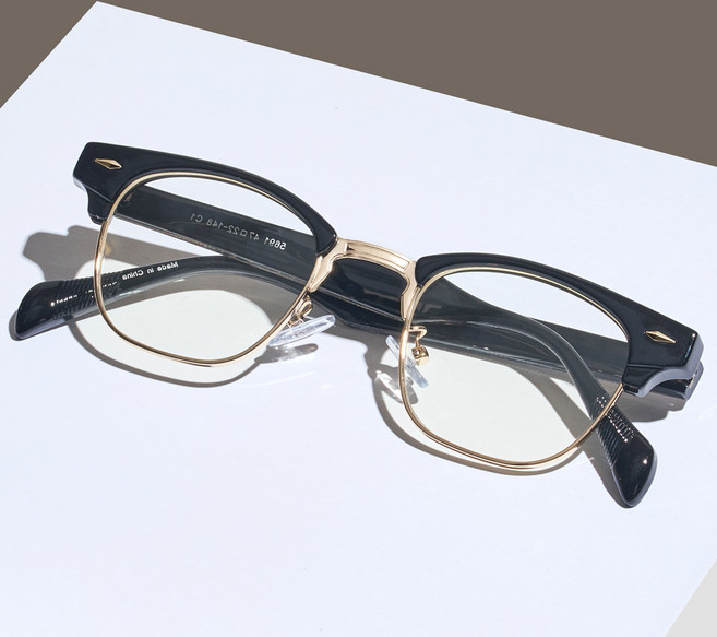 멜라크메 데일리 사각 안경테 하금테 5691