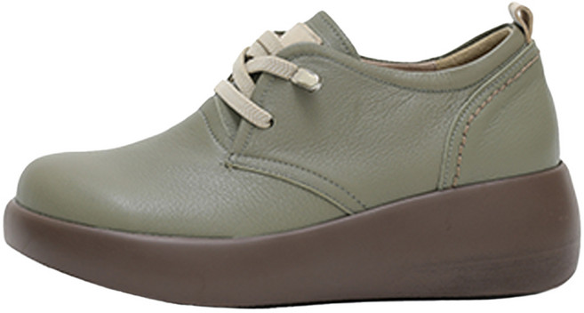 GISSE JSHOE Rumdi 女士天然羊皮手工舒適休閒鞋 5.5cm