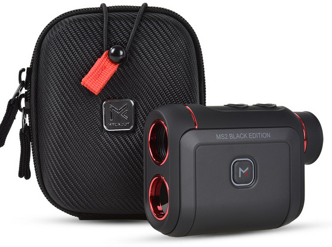 마이캐디 MS2 에디션 레이저 골프거리측정기 + 케이스, 블랙