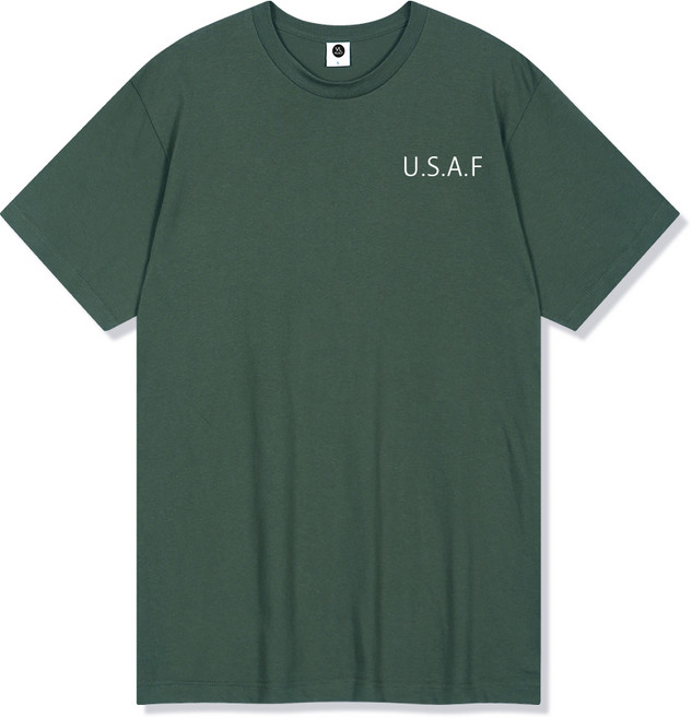 빌락트 남녀공용 18수 미군 USAF 반팔 티셔츠