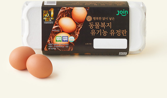 조인 동물복지 인증 유정란 520g, 10구, 1개