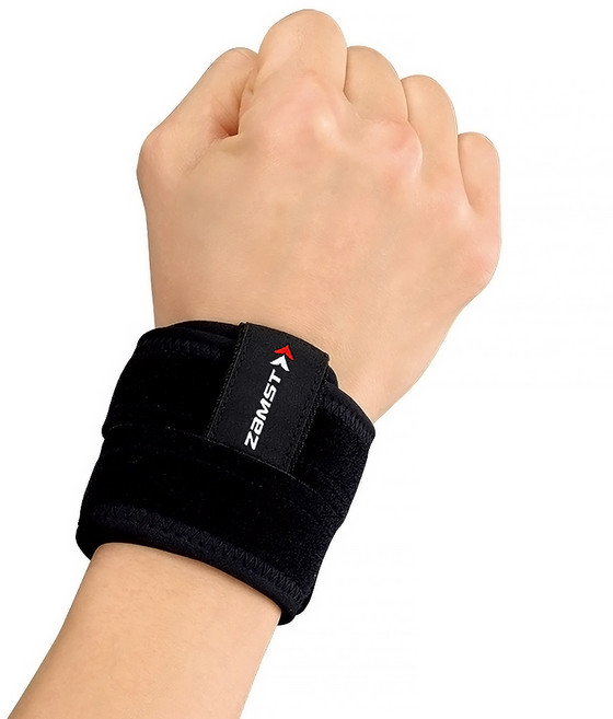 ZaMST 贊斯特 Wrist Band 手腕護具, 黑色, 1個