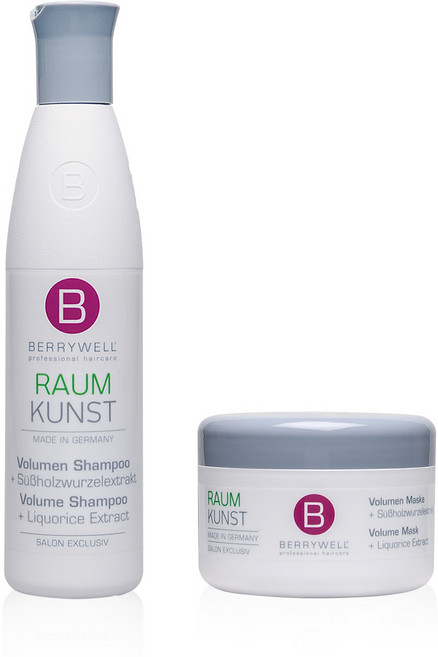 BERRYWELL 볼륨 헤어 샴푸 251ml + 마스크 201ml, 1세트