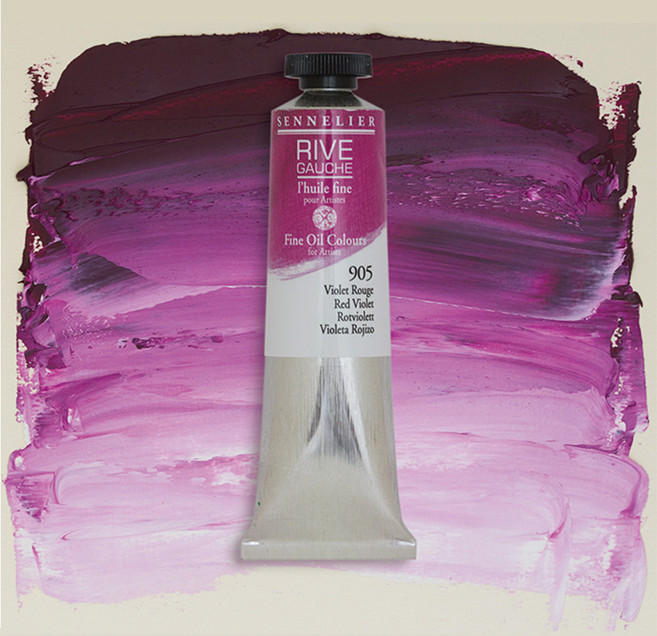SENNELIER 申內利爾 Rive里夫專家級油畫顏料 一般色 紅紫色 N130312.905, 40ml, 1色