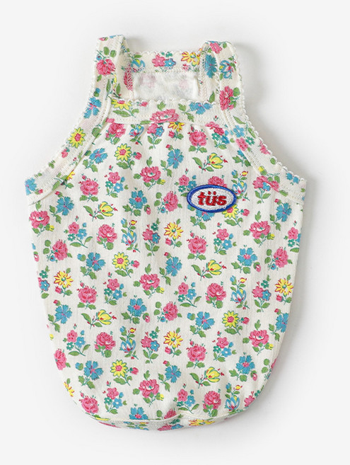 투스투스 강아지 프릴 나시 티셔츠, 혼합색상, 1개