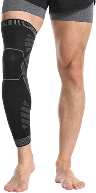 라온텐 스트롱 다리보호대, 1개, 블랙