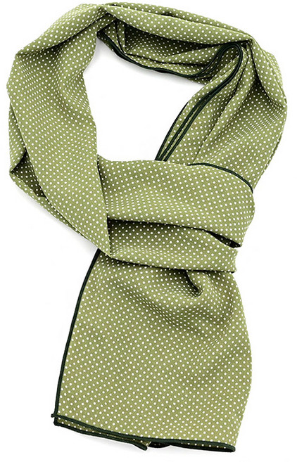 남성용 WIMAC 케링모 도트 머플러 롱 스카프