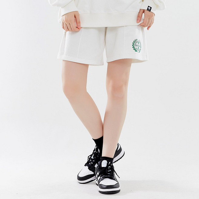 고스트리퍼블릭 남녀공용 클럽 라우렐 핀턱 밴딩 쇼츠 반바지 GP-635