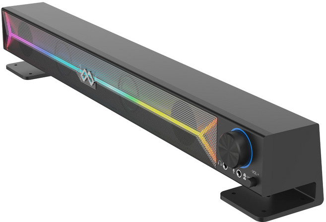 맥스틸 RGB 사운드바, GM-SB-200 PLUS, 블랙