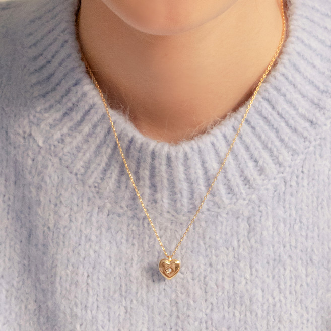 앵브록스 여성용 dazzle heart 목걸이