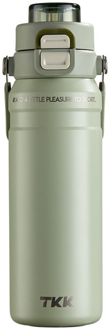 TKK 悍馭雙飲手提保溫瓶 316不鏽鋼, 晴水綠, 1個, 800ml