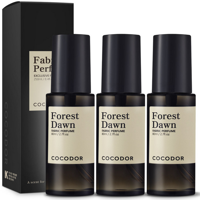 코코도르 섬유탈취제 포레스트던, 80ml, 3개