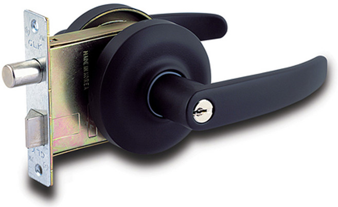 GLK 현관문 손잡이 9000 월드 블랙, 1개