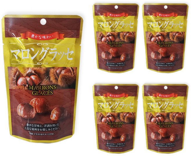 프렌치 마롱글라세 단밤, 40g, 5개