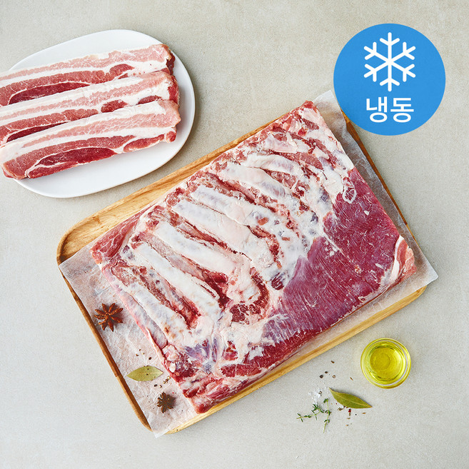 MAUM 한판 그대로 통삼겹살 (냉동), 1개, 5.1kg