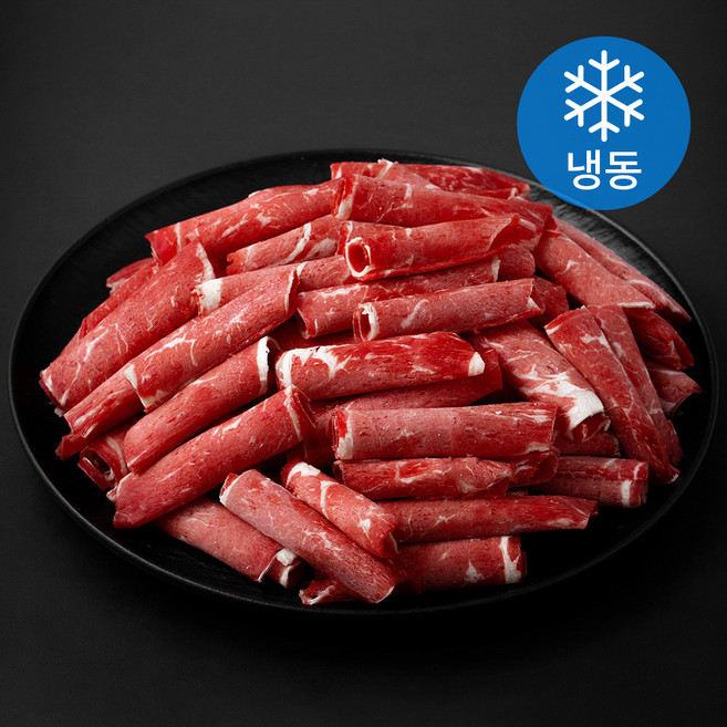 호주산 미트코리아 소고기 샤브샤브용 (냉동), 1개, 1kg