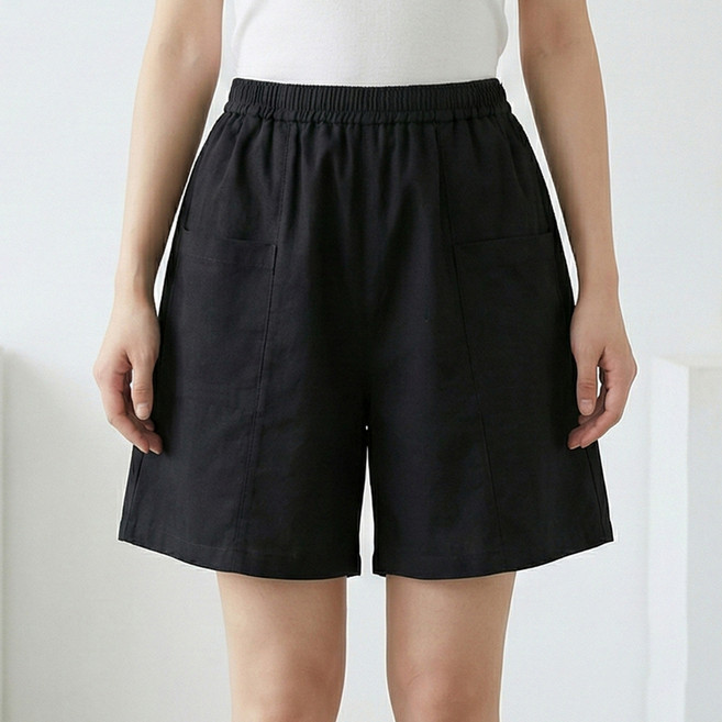 소니오 여성용 포켓 에이라인 반바지