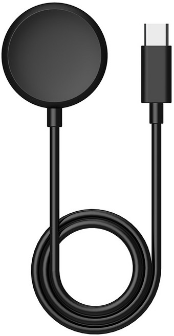 루아러블 갤럭시워치 충전기 케이블 무선 충전 충전독 USB-C타입, 블랙, 1개