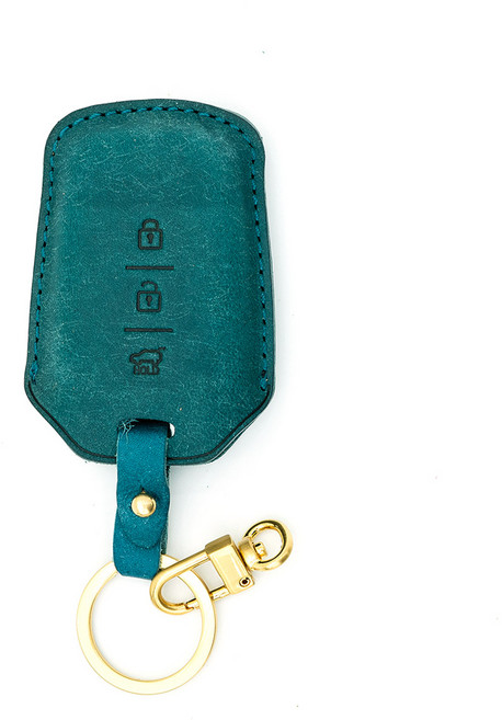 CHAMOA 가죽 스마트 키케이스 SM3 뉴SM3 올뉴 SM3, 마린블루+18K사틴, MS102