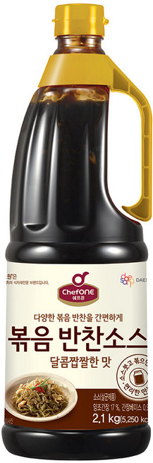 대상 쉐프원 볶음 반찬소스 달콤짭짤한 맛, 2.1kg, 1개