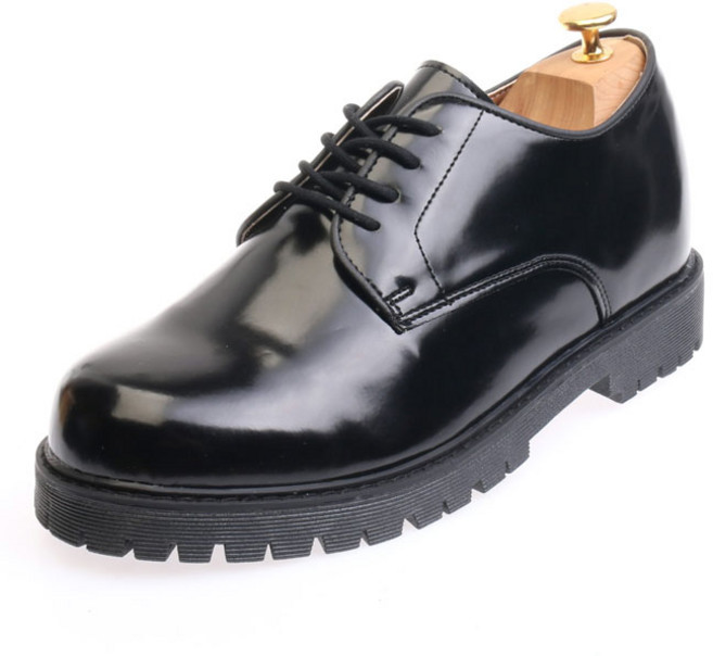 블랙무스탕 남성용 신디 더비 키높이 로퍼 7cm