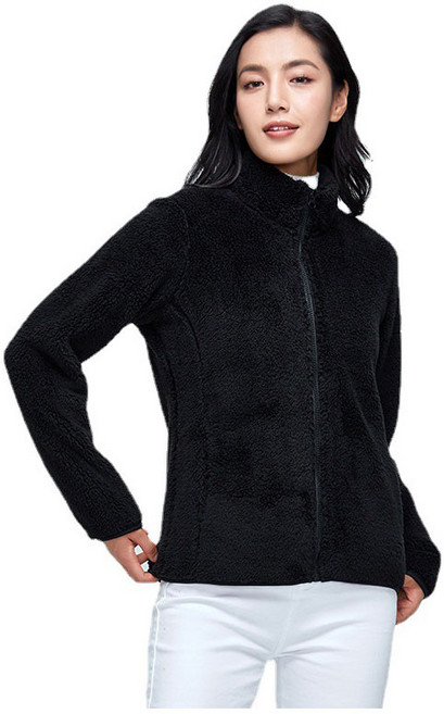 AOULS아울스 여성용 넥 포인트 웜 아웃도어 플리스 2101