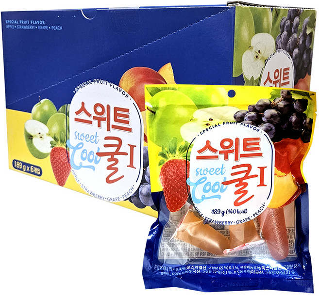 스위트쿨1 젤리 랜덤발송 7개입 6봉, 1.134kg, 1개