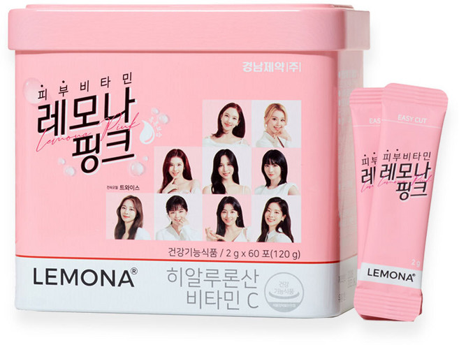 레모나 핑크 피부 비타민 60p, 1개, 120g