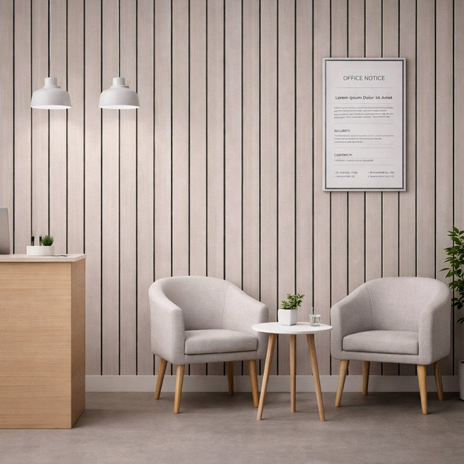 데코리아 붙이는 템바보드 단열벽지 TRW-002, TRW-002 워시오크