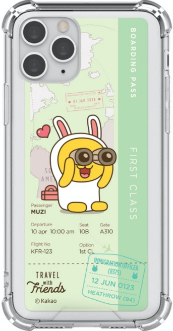 KAKAO FRIENDS 旅行系列強化透明防摔手機殼