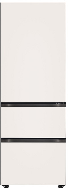 [색상선택형] LG전자 오브제 컬렉션 324L 스탠드형 김치냉장고 글라스 디오스 김치톡톡, 베이지 + 베이지, Z333GBB162S