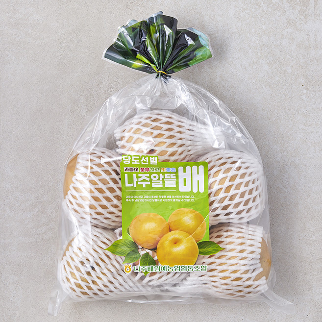 나주 GAP 인증 당도선별 알뜰배 3~6입, 3kg, 1개