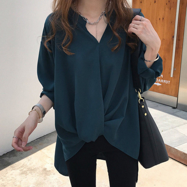 I CAN SIMPLE 女款摩登時尚日常寬鬆版襯衫