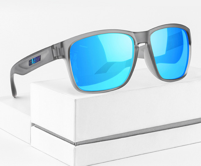 가빈 스타일호른 베이직 편광 자외선차단 안정적인 아시안핏 선글라스 G20, C07 + 그레이 + 블루미러