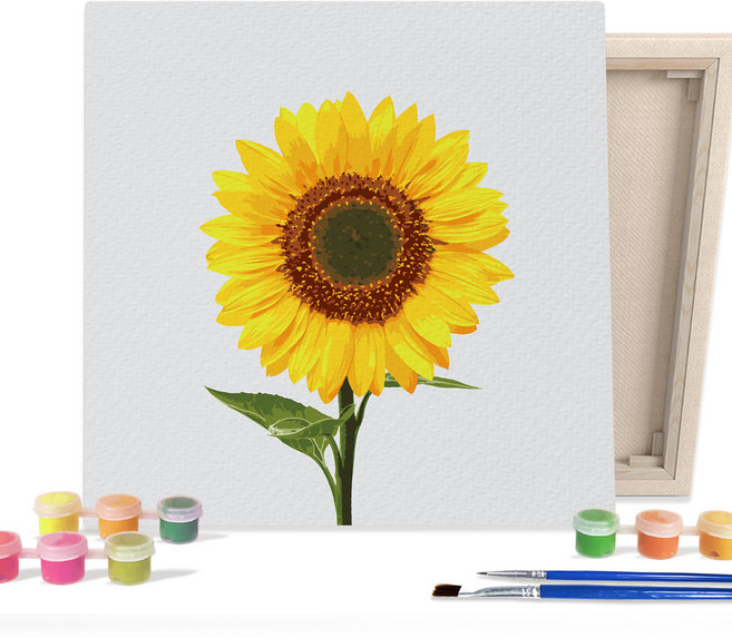 아이러브페인팅 DIY 히트 그림그리기, 베이비해바라기, 1개