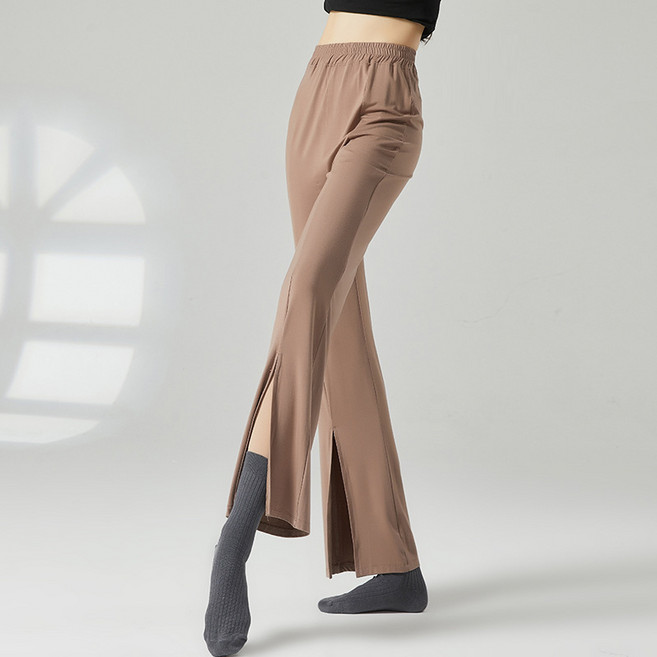 디멜디 여성용 트레이닝 와이드 댄스 트임바지