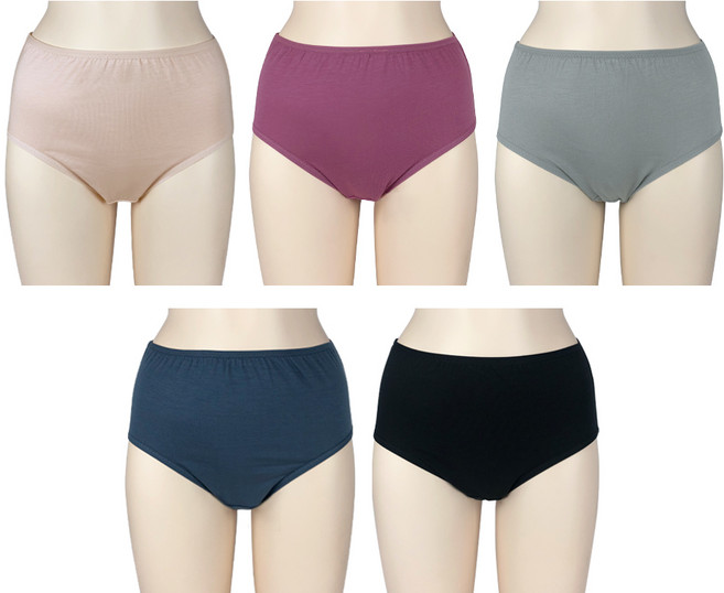 올리비아바비 라이오셀 솔리드 맥시팬티 5p