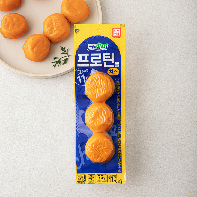 한성기업 크래미 프로틴볼 치즈, 75g, 1개