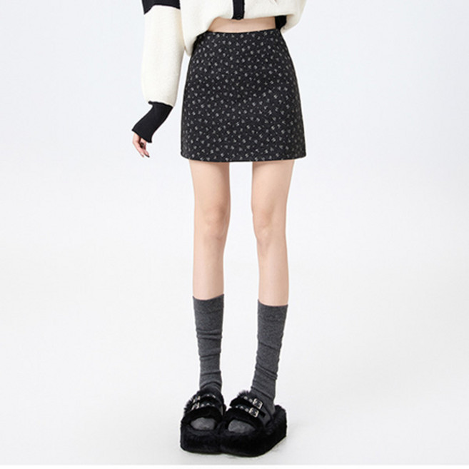 LUNA GIRL 女款Tersion碎花短裙 L26SPSK122310