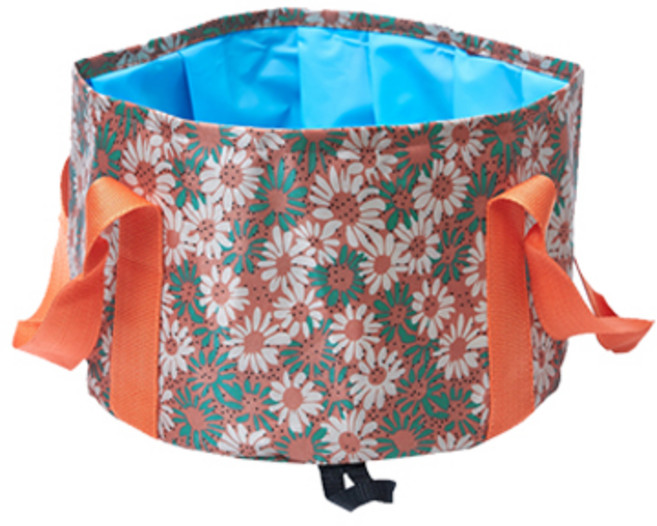 캠핑용 접이식 멀티 바스켓, 오렌지