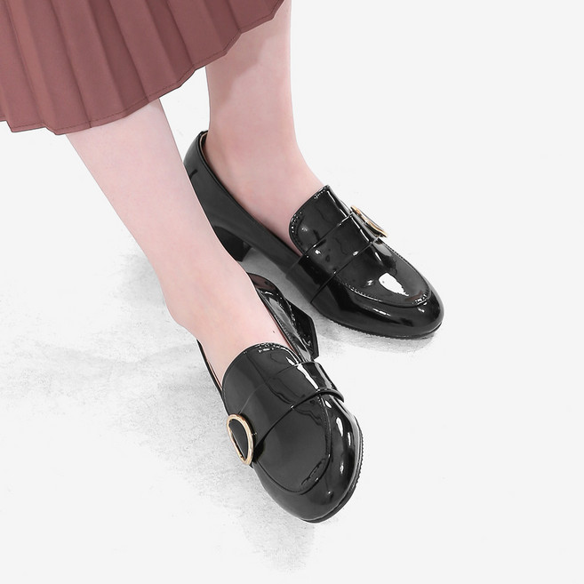 DUPLE 女款 La Helle 漆皮樂福鞋