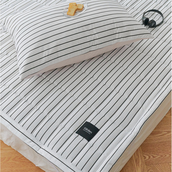 깃든 국내 제조 나란히 침대패드, 쿠앤크