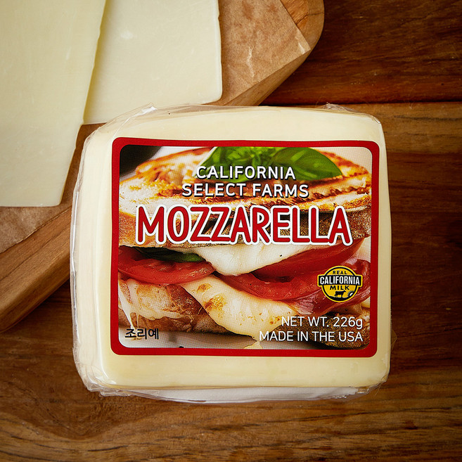 루미아노 캘리포니아 셀렉트 팜즈 모짜렐라 슬라이스 치즈, 226g, 1개, 1개입